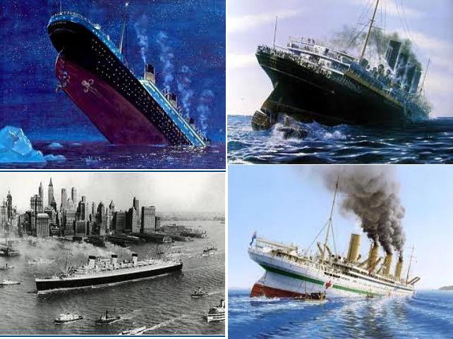 titanic britannic lusitania